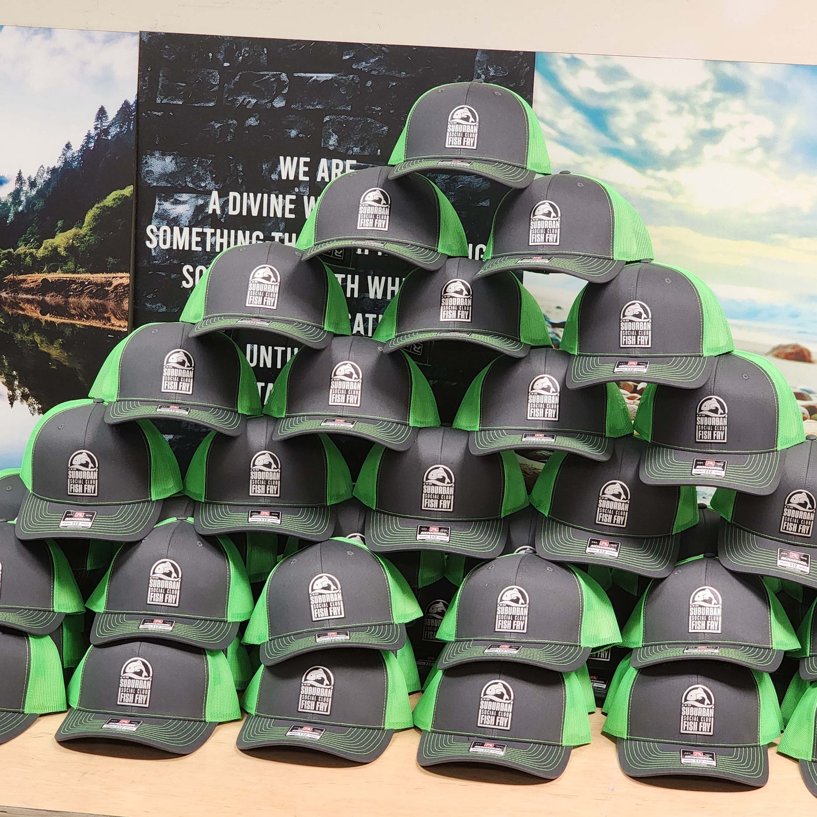 Bulk Branded Leather Patch Hats, Richardson 112 Hats Bulk, Trucker Hat