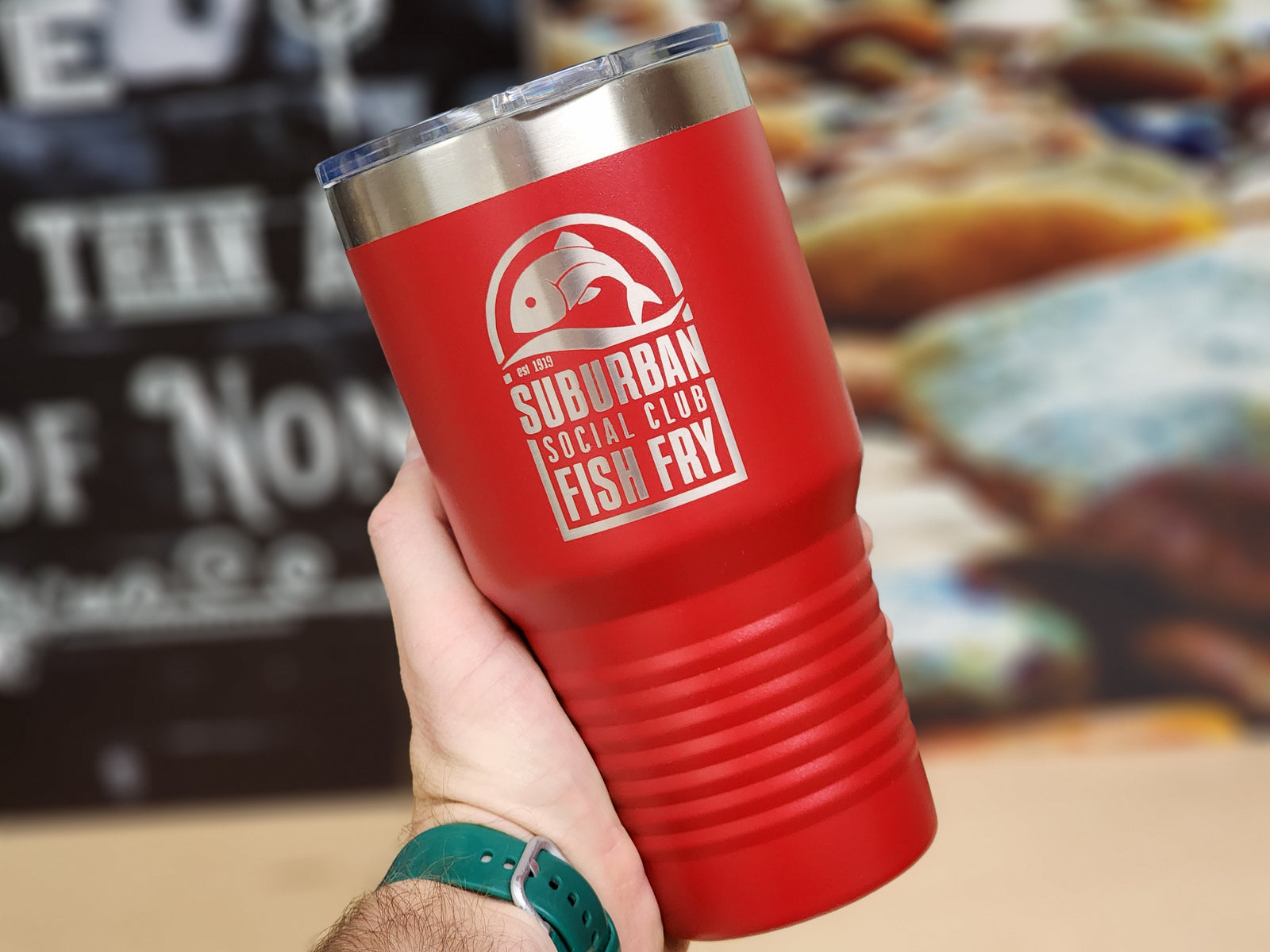 Custom Branded Stainless Large Ringneck Tumbler 30oz